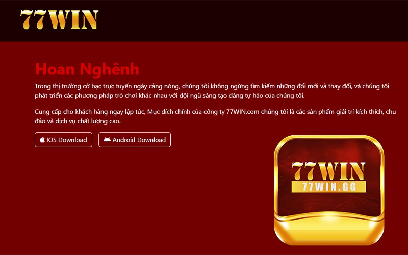 Link tải app 77win