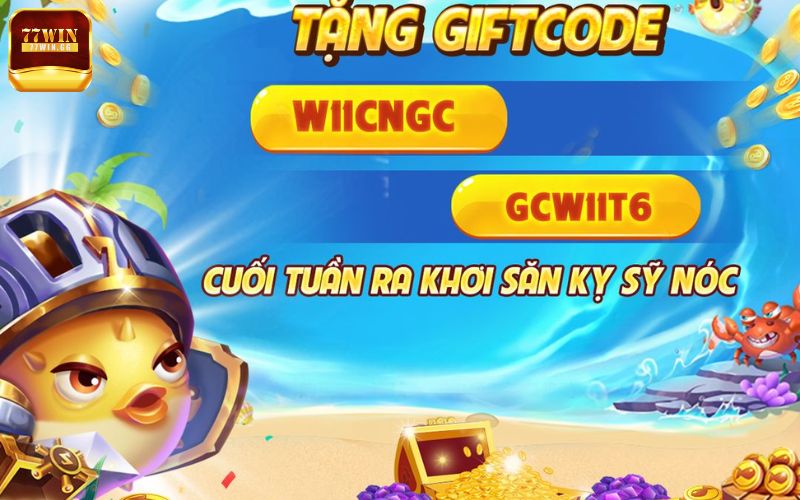 Những lợi ích khi nhận giftcode bắn cá tại 77win